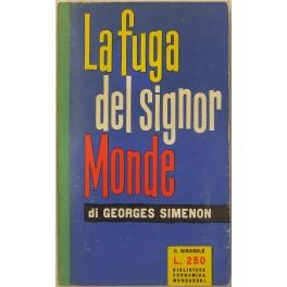 fuga del signor Monde - Georges Simenon - copertina