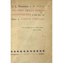 Il vocabolario della poesia dannunziana. Con una epistola a Gabriele d'Annunzio - Giuseppe L. Passerini - copertina