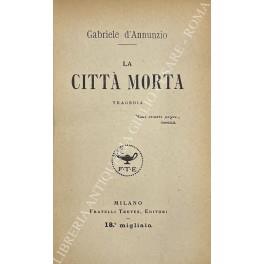 città morta. Tragedia - Gabriele D'Annunzio - copertina