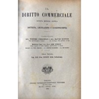 Il Diritto Commerciale. Rivista mensile critica di Dottrina, Legislazione e  Giurisprudenza. Diretta da: P. Cogliolo e D. Supino. Annata 1920. Parte I -  Dottrina. Parte II - Giurisprudenza. Serie II, Vol. XII (