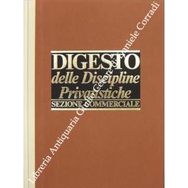 Digesto. Quarta edizione. Presidente del comitato scientifico Rodolfo Sacco. Discipline privatistiche. Sezione commerciale. Primo aggiornamento - copertina