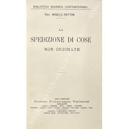 spedizione di cose non ordinate - Angelo Frattini - copertina