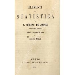 Elementi di statistica tradotti e corredati di note da Gustavo Minelli - copertina