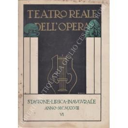 Teatro Reale dell'Opera. Stagione lirica inaugurale - copertina