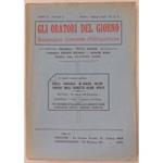 Gli oratori del giorno. Rassegna mensile d'eloquenza. Anno II, Numero 5. Maggio 1928. Gli oratori che scrivono; Carlo Del Croix visto da Titta Madia; L'oratoria Forense; Un processo di malavita; L'oratoria Parlamentare; Problemi di Giustizia svolti da Al