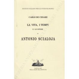 vita, i tempi e le opere di Antonio Scialoja - Cesare De Carlo - copertina