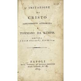 L' imitazione di Cristo comunemente attribuita a Tommaso Da Kempis recata nella italiana favella - Thomas von Kummant - copertina