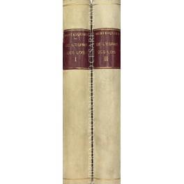De l'Esprit des Lois. Texte etabli avec une introduction, des notes et des variantes par Gonzague Truc - Charles L. de Montesquieu - copertina