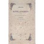 Omaggio a Dante Alighieri offerto dai cattolici italiani nel maggio 1865. Sesto centenario dalla sua nascita