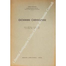 Giovanni Carmignani - Luigi Granata - copertina