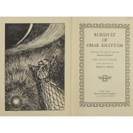 Rubaiyat of Omar Khayyam rendered into english verse by Edward Fitzgerald. First and fifth versions with drawings by Edmund J. Sullivan - Omar Khayyam - copertina