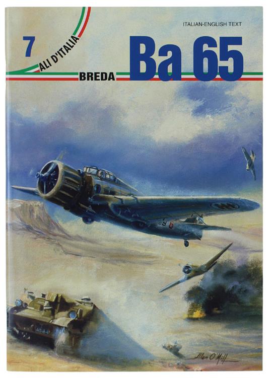 Breda Ba 65.  Ali D'Italia N. 7 - Giancarlo Garello - copertina