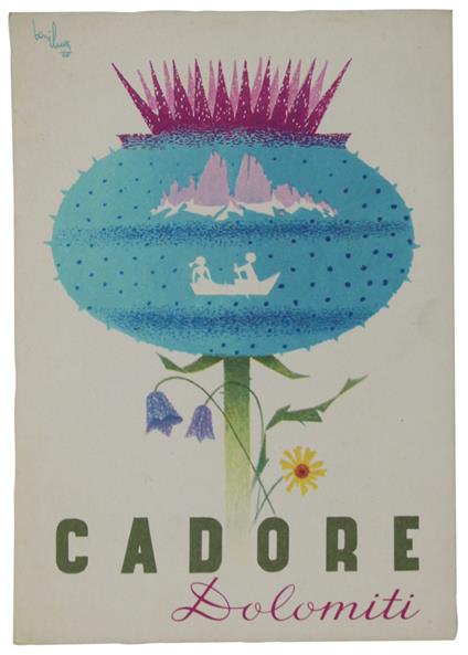 Cadore Dolomiti 1960 [Cartolina Pubblicitaria Del 1960] - copertina