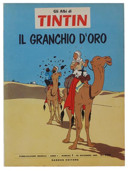 Il Granchio D'Oro. Albi Di Tintin, Anno I - Hergé - copertina