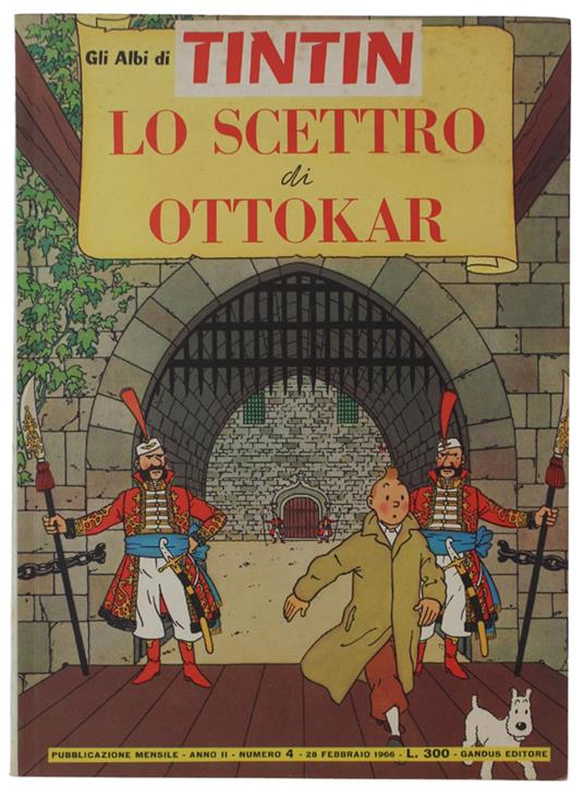 Lo Scettro Di Ottokar. Albi Di Tintin, Anno Ii - Hergé - copertina