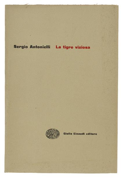 Tigre Viziosa - Sergio Antonielli - copertina
