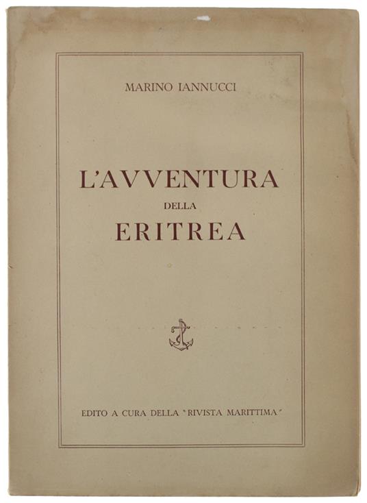 L' Avventura Della Eritrea - Marino Antonucci - copertina