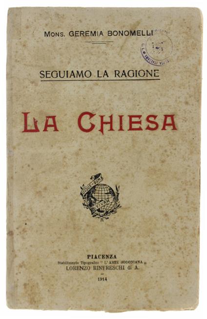 Chiesa. Seguiamo La Ragione - Geremia Bonomelli - copertina