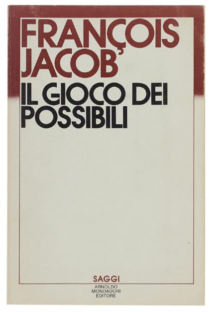 Il Gioco Dei Possibili - Francois Jacob - copertina