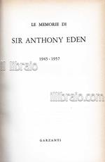 Le memorie di sir Anthony Eden 1945 - 1957