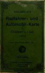 Ravenstein's Radfahrer- und Automobil-Karte der Ostalpen: Westliches Blatt