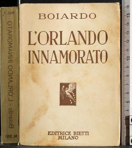 L' Orlando innamorato. Vol 1 - Matteo M. Boiardo - copertina