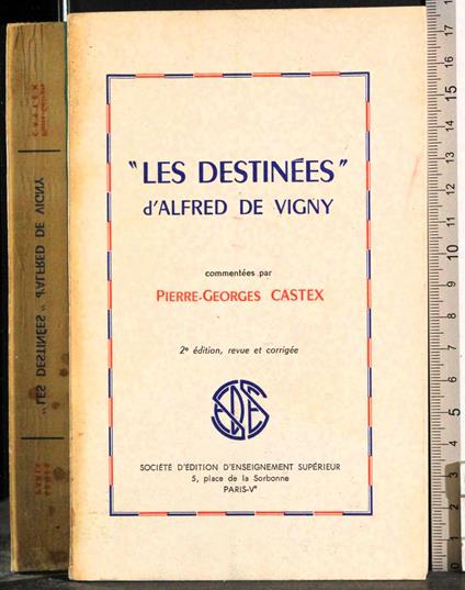 Les destinees d'alfred de vigny - copertina