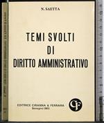 Temi svolti di diritto amministrativo