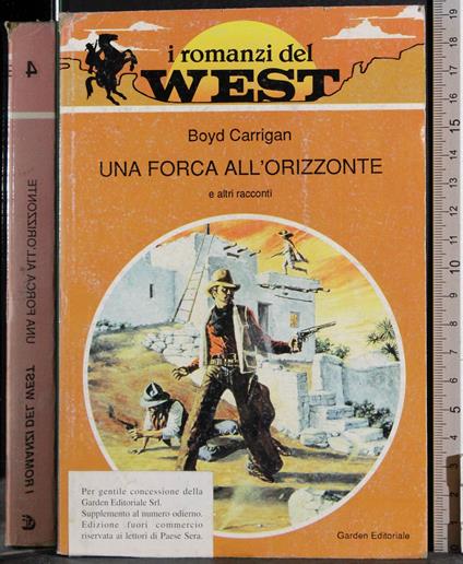 Una forca all'Orizzonte - copertina