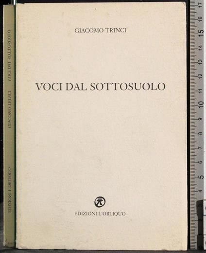 Voci dal sottosuolo - copertina