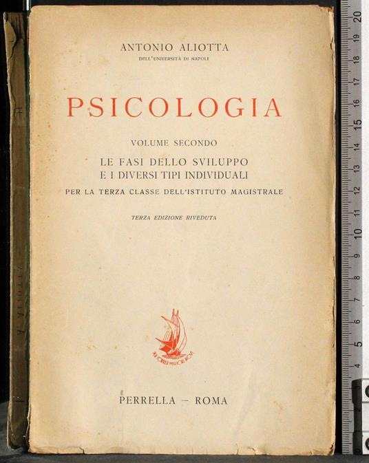 Psicologia. Vol 2 - Antonio Aliotta - copertina