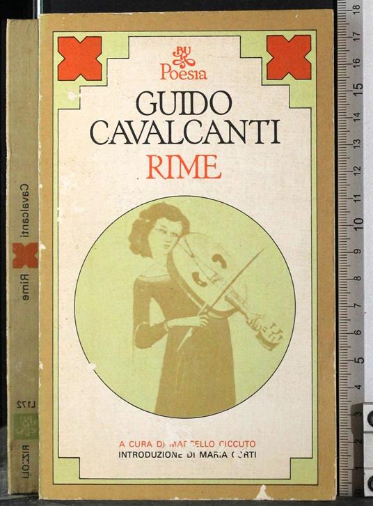 Rime - Guido Cavalcanti - copertina