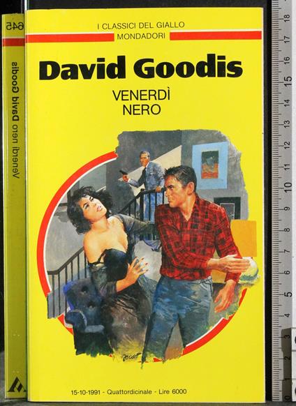 Venerdì nero - David Goodis - copertina