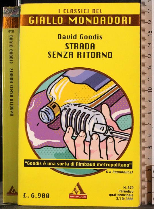 Strada senza ritorno - David Goodis - copertina