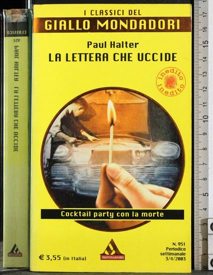 La lettera che uccide - Paul Halter - copertina