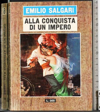 Alla conquista di un impero - Emilio Salgari - copertina