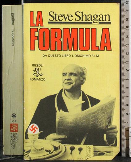 La formula - Steve Shagan - copertina