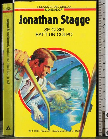 Se ci sei batti un colpo - Jonathan Stagge - copertina