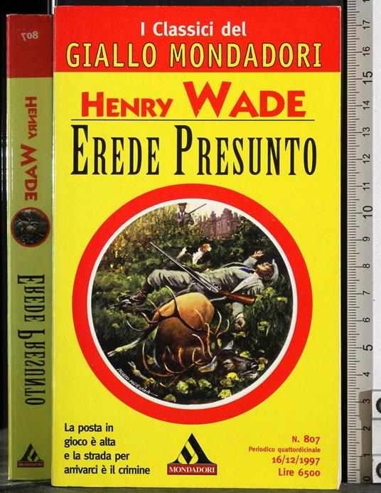 Erede presunto - Henry Wade - copertina