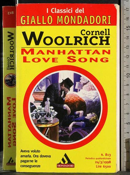 Manhattan love song - Cornell Woolrich - copertina
