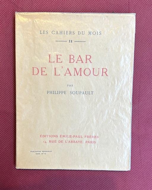 Le Bar de l'Amour - Philippe Soupault - copertina