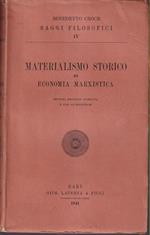 Materialismo storico ed economia marxistica Settima edizione riveduta e con un'appendice