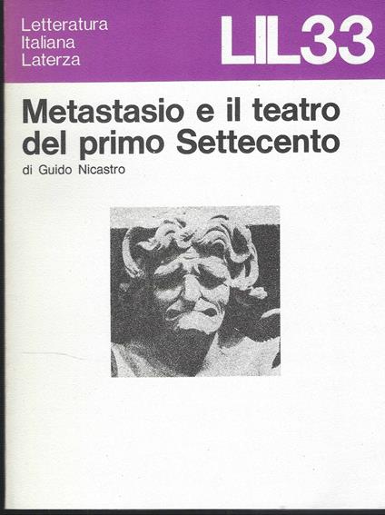 Metastasio e il teatro del primo novecento - Guido Nicastro - copertina