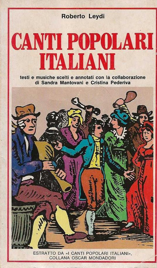 Canti Popolari Italiani - Roberto Leydi - copertina