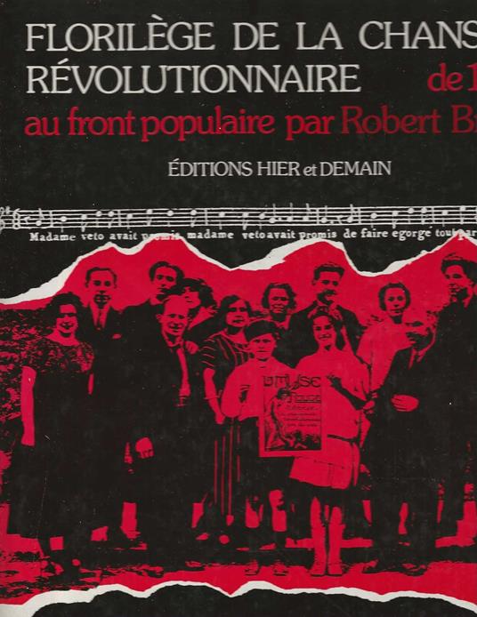 Florilège de la chanson révolutionnaire de 1789 au front populaire - Robert Rey - copertina