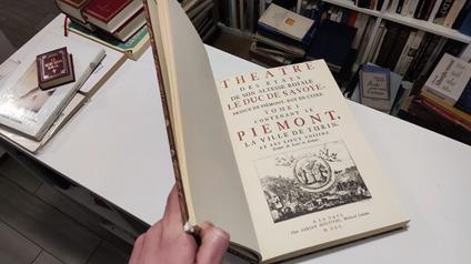 Theatre des Etats de son Altesse royale Le Duc De Savoye, Prince de Piemont Roy de Cypre - Ristampa anastatica 1700 La Haye Adrien Moetiens - copertina