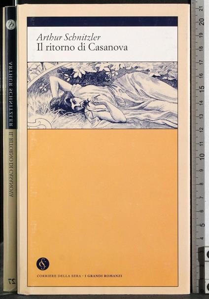 Il ritorno di Casanova - Arthur Schnitzler - copertina