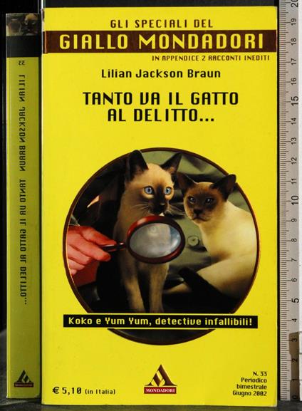 Tanto va il gatto al delitto - Lilian Jackson Braun - copertina