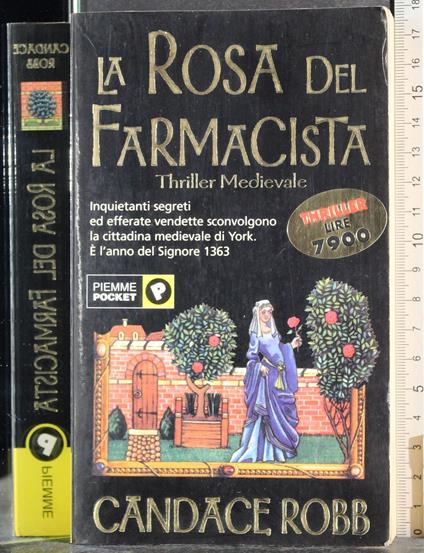 rosa del farmacista - Candace Robb - copertina