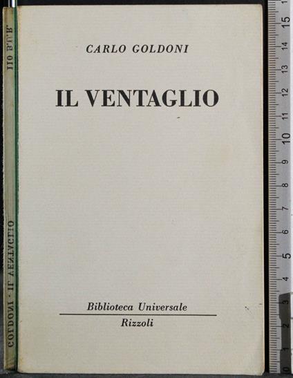 Il ventaglio - Carlo Goldoni - copertina